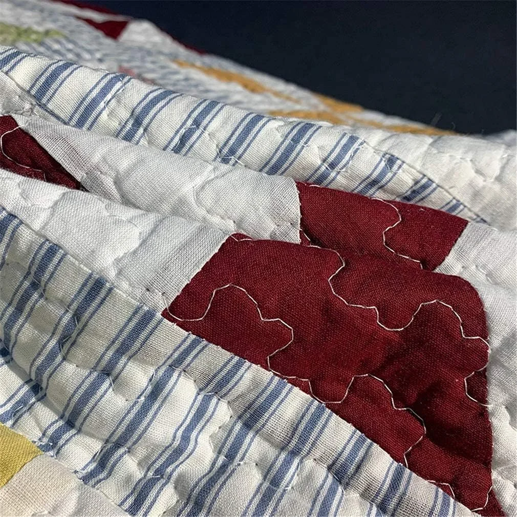 روتختی سایز کینگ طرح چاپی تکه دوزی شده به همراه 2 روبالشتی، 3 سایز، رنگ، 218cm*218cm، رنگ-218cm*218cm روتختی سایز کینگ طرح چاپی تکه دوزی شده به همراه 2 روبالشتی، 3 سایز، رنگ، 218cm*218cm، رنگ-218cm*218cm