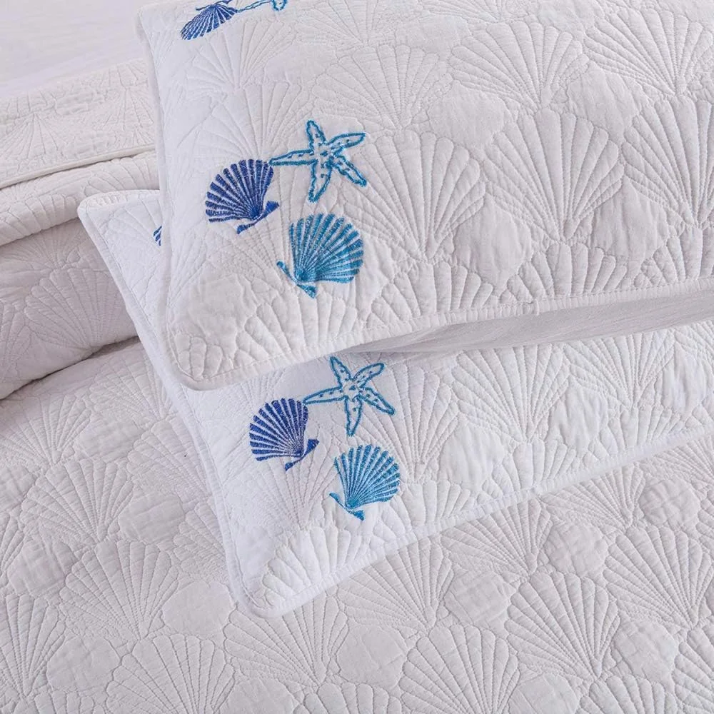 Quilted Bedspreads Double Size Quilted Bedspread King Cotton Patchwork Quilts King Size Bedding Set Comforter and Pillow,A,A-