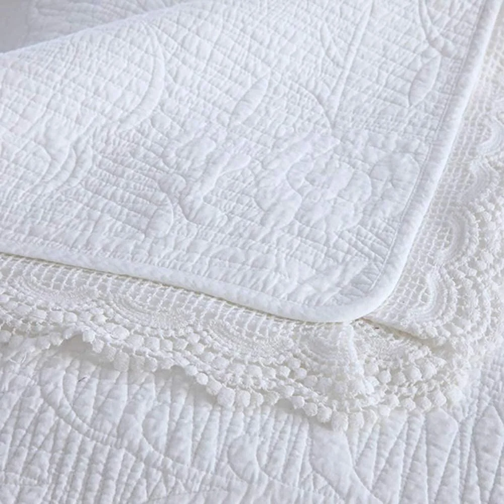 روتختی های لحافی جی بی ام یو ال جی سایز دو نفره روتختی لحافی کینگ پنبه ای تکه دوزی شده ست روتختی سایز کینگ لحاف و بالش، A، B-