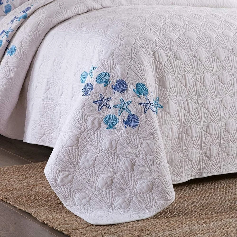 Quilted Bedspreads Double Size Quilted Bedspread King Cotton Patchwork Quilts King Size Bedding Set Comforter and Pillow,A,A-