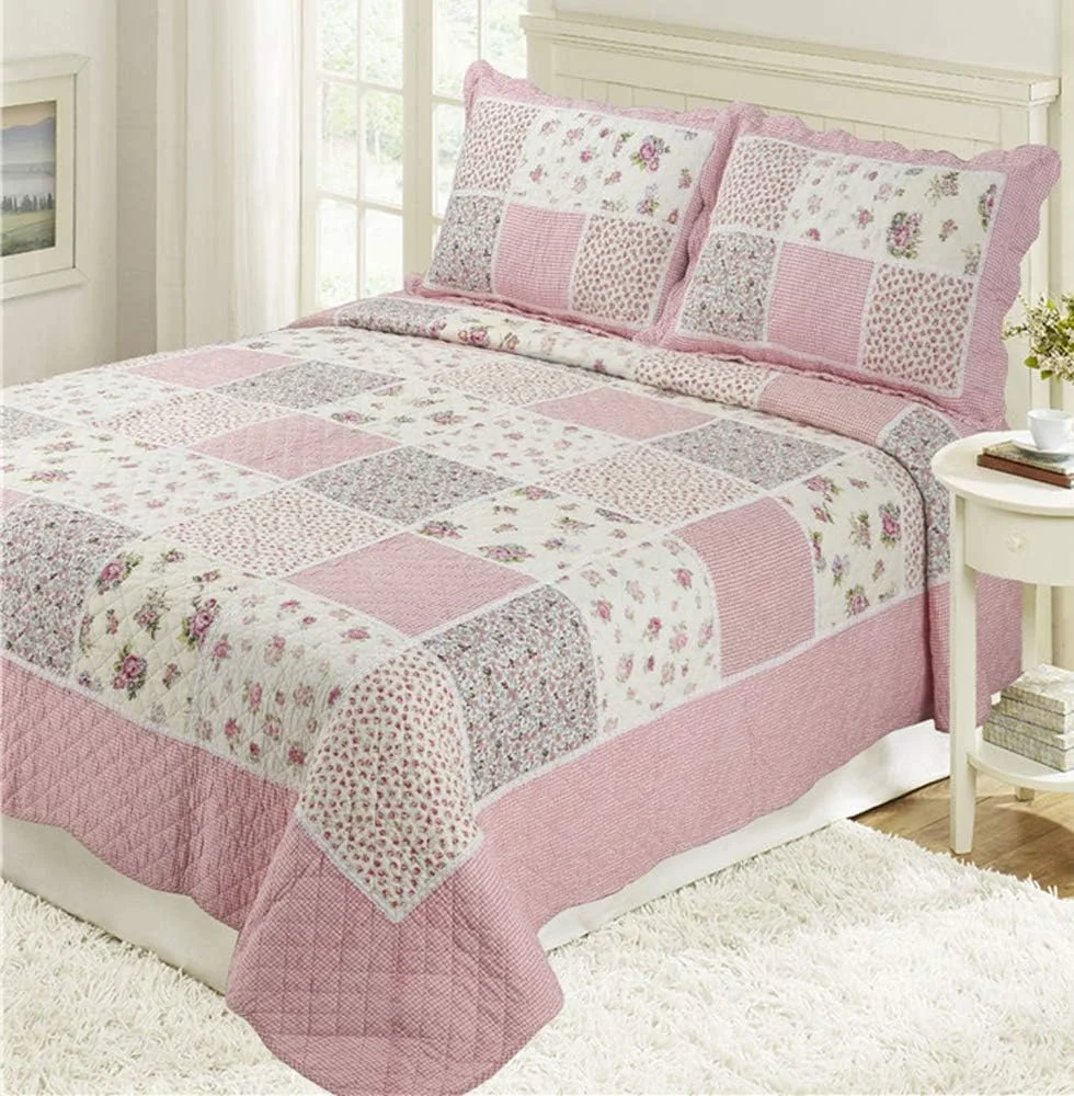 روتختی دو نفره، روتختی لحافی پنبه ای طرح تکه دوزی، ست روتختی و روبالشتی، Patchwork2, Patchwork4- روتختی دو نفره، روتختی لحافی پنبه ای طرح تکه دوزی، ست روتختی و روبالشتی، Patchwork2, Patchwork4-