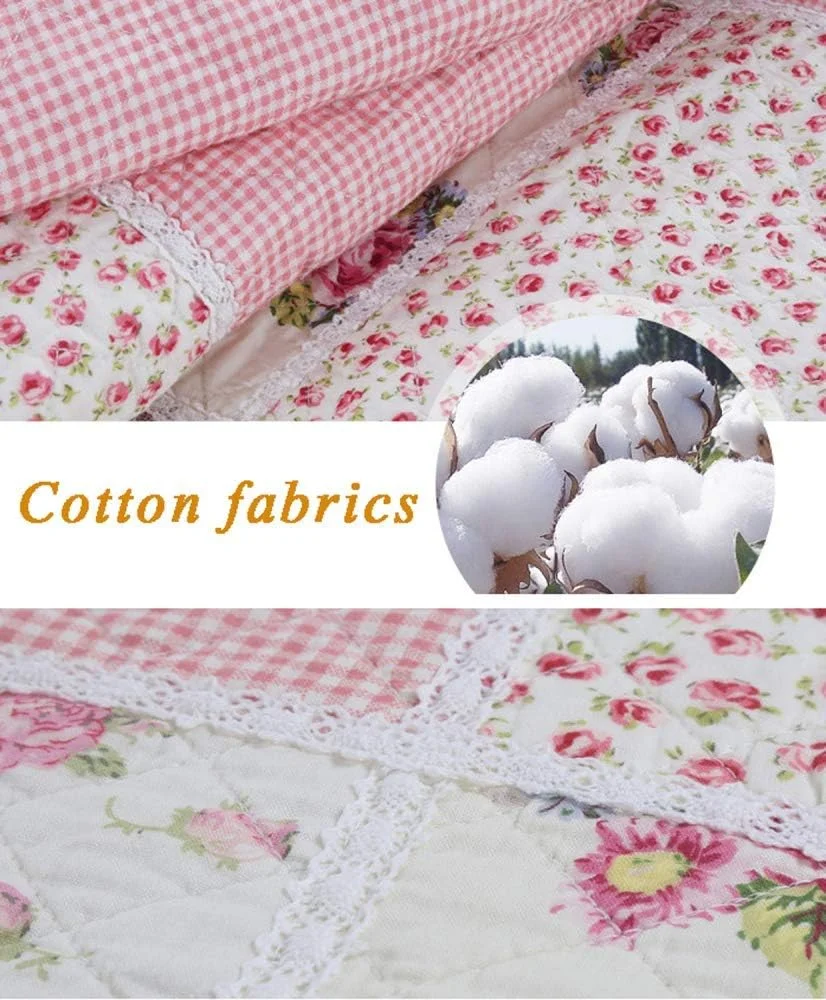 روتختی دو نفره، روتختی لحافی پنبه ای طرح تکه دوزی، ست روتختی و روبالشتی، Patchwork2, Patchwork4-