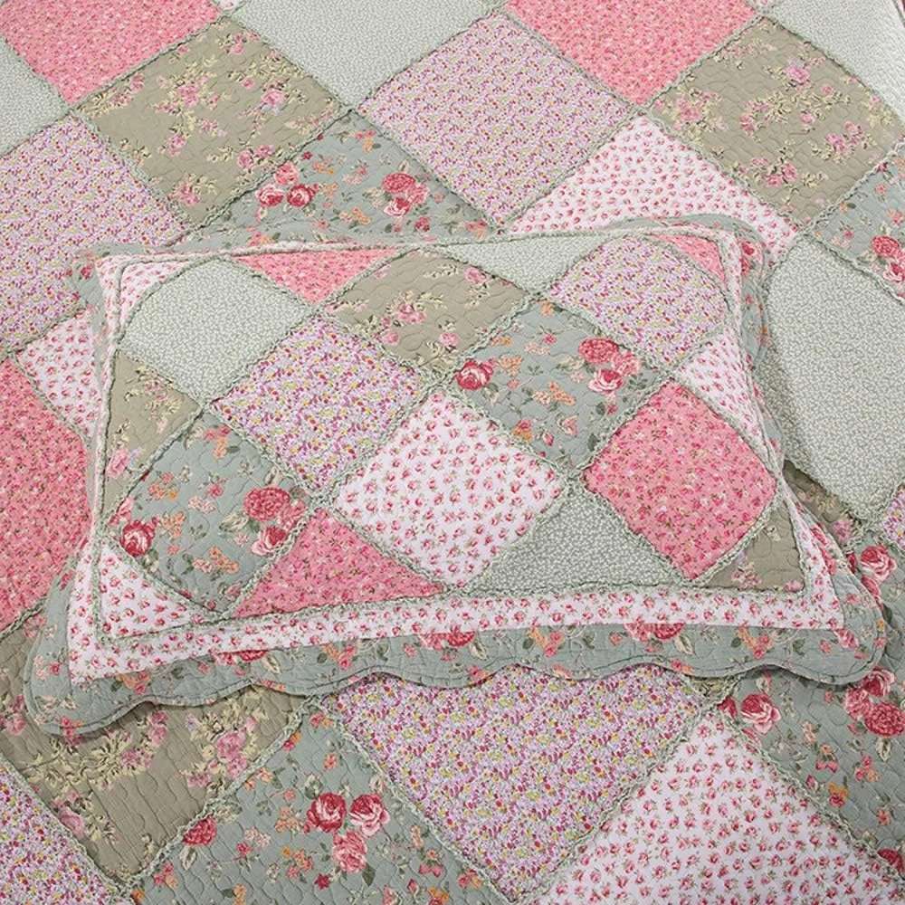 روتختی دو نفره GBMULG، روتختی لحافی پنبه ای طرح تکه دوزی، ست روتختی و روبالشتی، Patchwork2,Patchwork23- روتختی دو نفره GBMULG، روتختی لحافی پنبه ای طرح تکه دوزی، ست روتختی و روبالشتی، Patchwork2,Patchwork23-