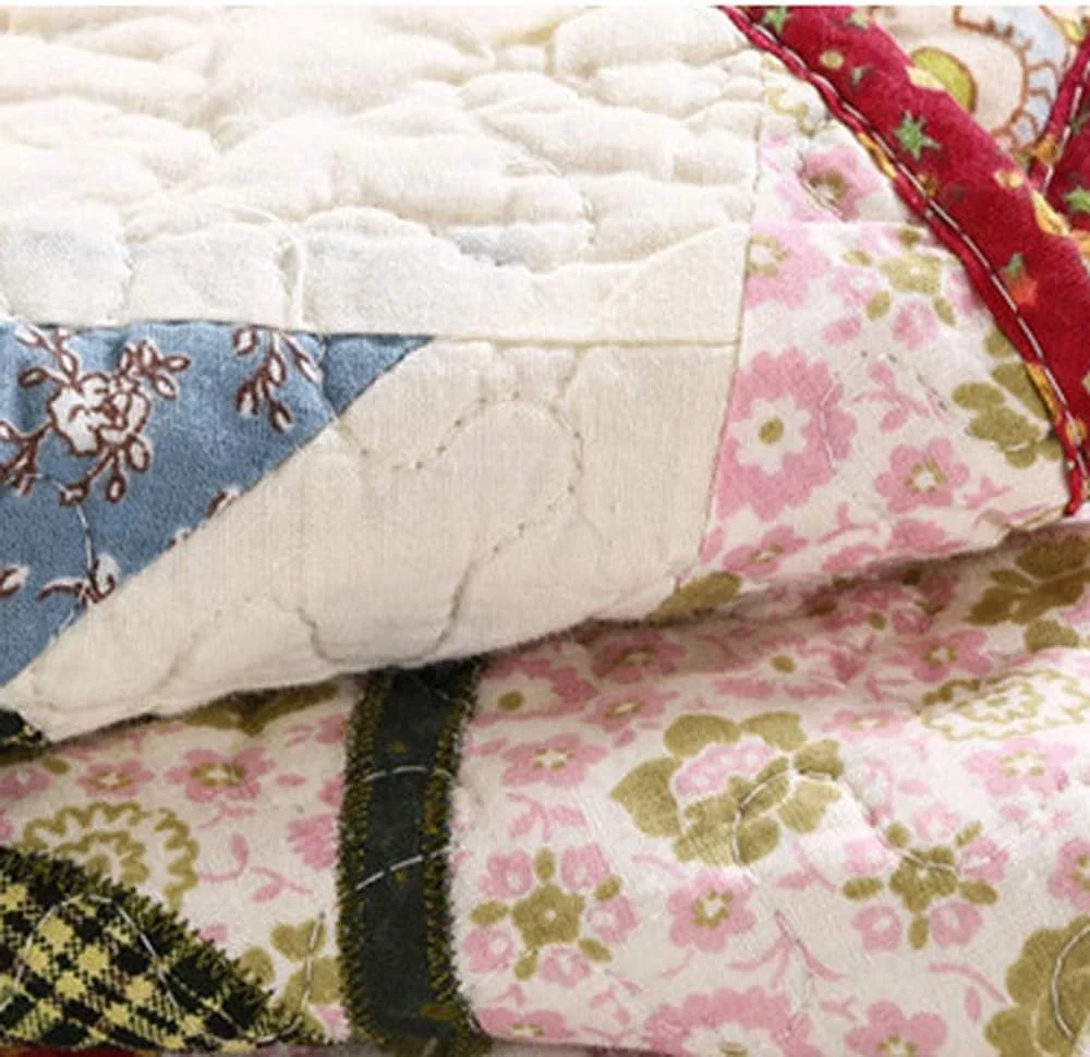 روتختی دونفره طرح تکه دوزی پنبه ای، ست روتختی و روبالشتی، طرح Patchwork29, Patchwork2- روتختی دونفره طرح تکه دوزی پنبه ای، ست روتختی و روبالشتی، طرح Patchwork29, Patchwork2-