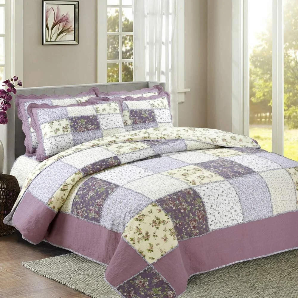 روتختی های طرح دار GBMULG مناسب تخت های دو نفره و کینگ سایز، ست روتختی پنبه ای تکه دوزی شده، لحاف و روبالشتی، Patchwork7, Patchwork11- روتختی های طرح دار GBMULG مناسب تخت های دو نفره و کینگ سایز، ست روتختی پنبه ای تکه دوزی شده، لحاف و روبالشتی، Patchwork7, Patchwork11-