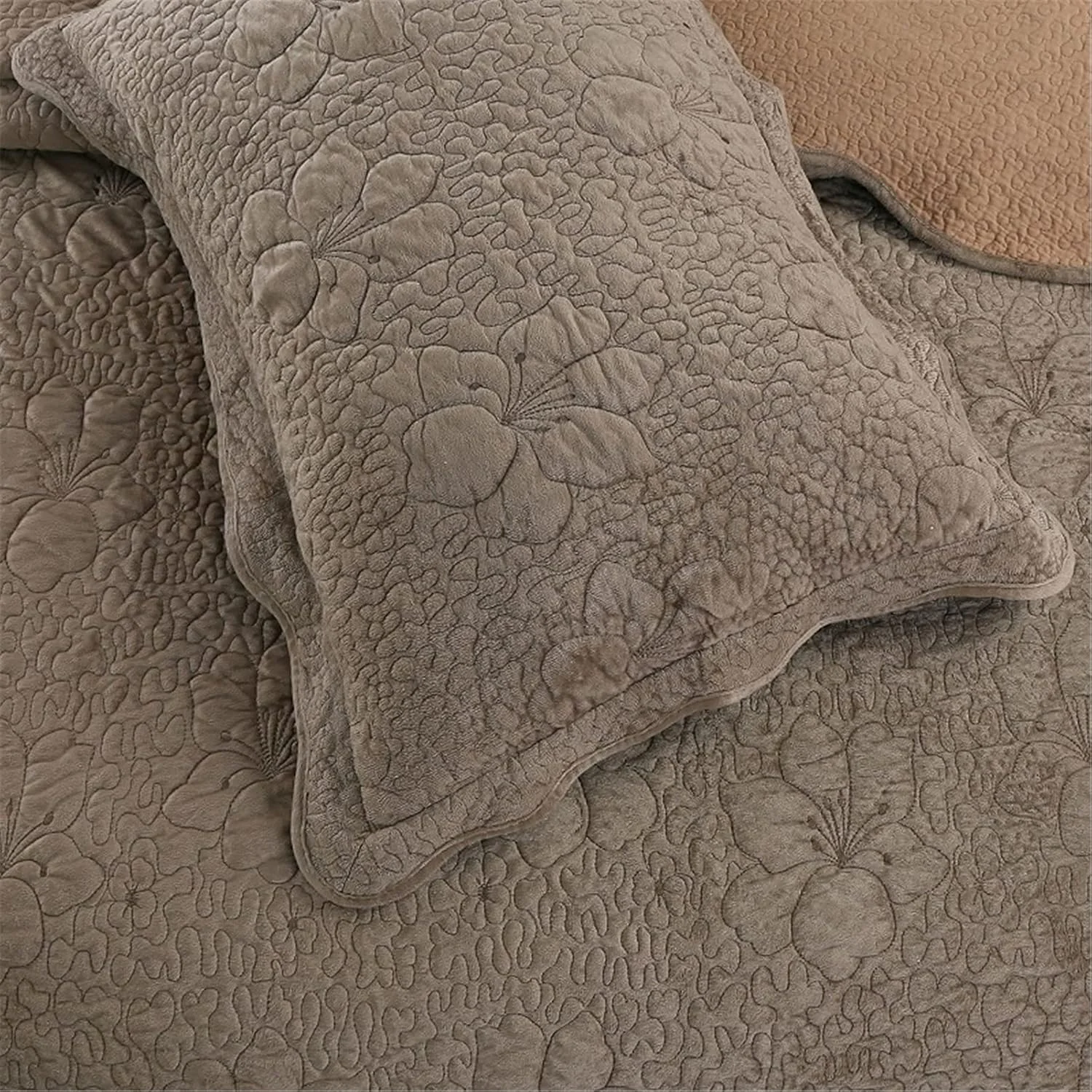 روتختی تکه دوزی شده GBMULG، روتختی لحافی 230x250 سانتی متر با 2 روبالشی، لحاف دو نفره پنبه ای تزئینی 3 تکه، B، 230 * 250 سانتی متر، A-230 * 250 سانتی متر