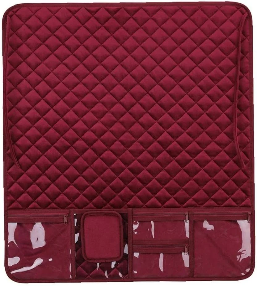 پد سازمان دهنده برای چرخ خیاطی، زیرانداز چرخ خیاطی ضد آب، لوازم جانبی چرخ خیاطی قرمز، کیت های خیاطی