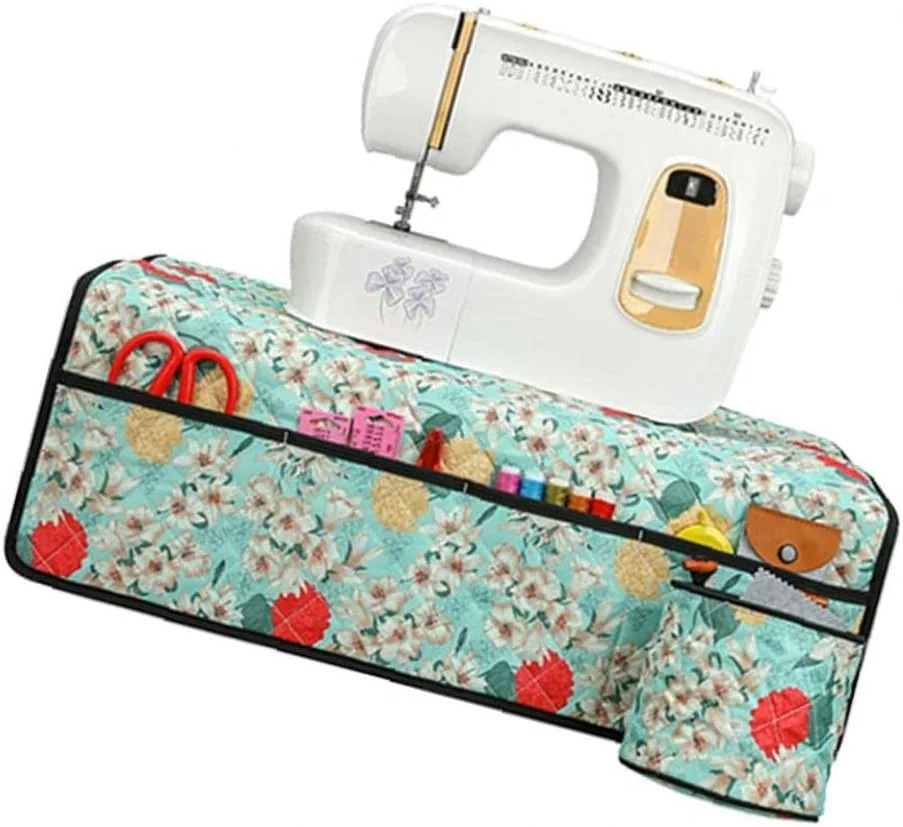 پد ماشین خیاطی BaiBnn با جیب و محافظ میز، سازمان دهنده لوازم خیاطی، کیت های خیاطی