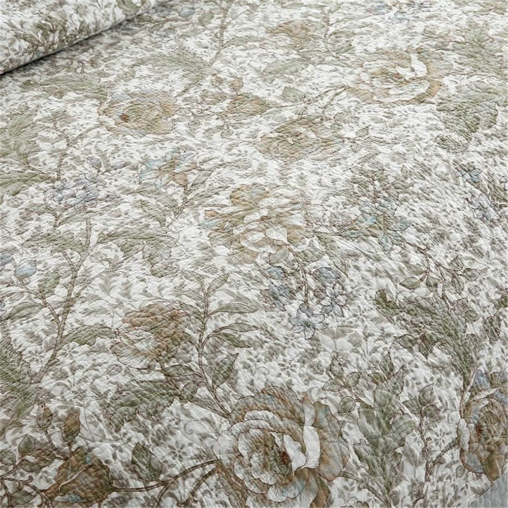 روتختی طرح دار، روکش تخت خواب طرح چاپی، پتو پنبه ای، ست روتختی، روکش لحاف، ست ملحفه، 3 تکه 230 * 250 سانتی متر