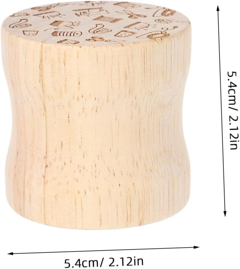 ست ۴ عددی وزنه پارچه خیاطی چوبی، ابزار حرفه ای خیاطی برای صاف کردن پارچه، دوخت و اتو کردن گوشه ها، بژ