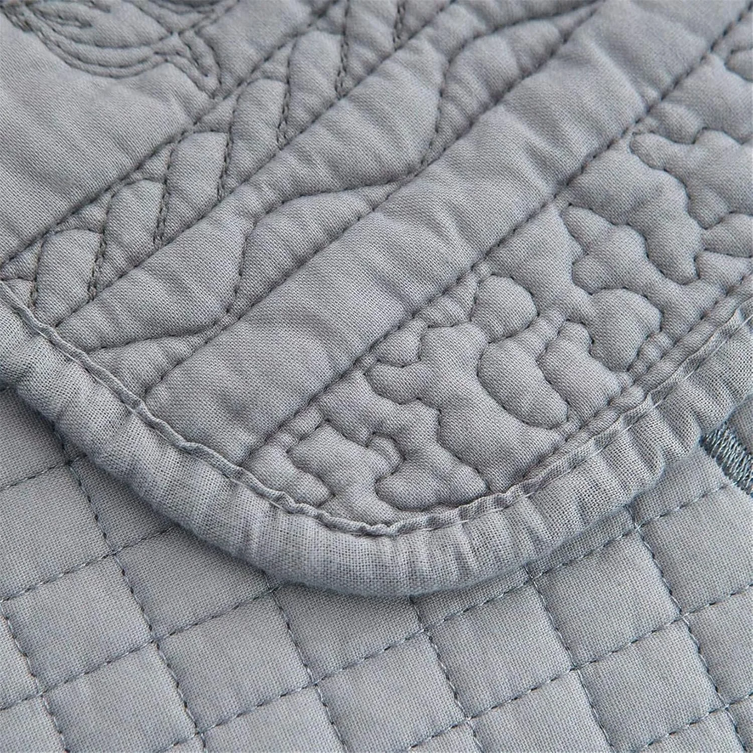 روتختی ژاکارد دو نفره طرح 2021، ست لحاف طرح دار پنبه ای با تکه دوزی گل، رو تختی لحاف دوزی شده به همراه 2 روبالشتی، مناسب دکور اتاق خواب برای تمام فصول، بژ، 245 * 265 سانتی متر