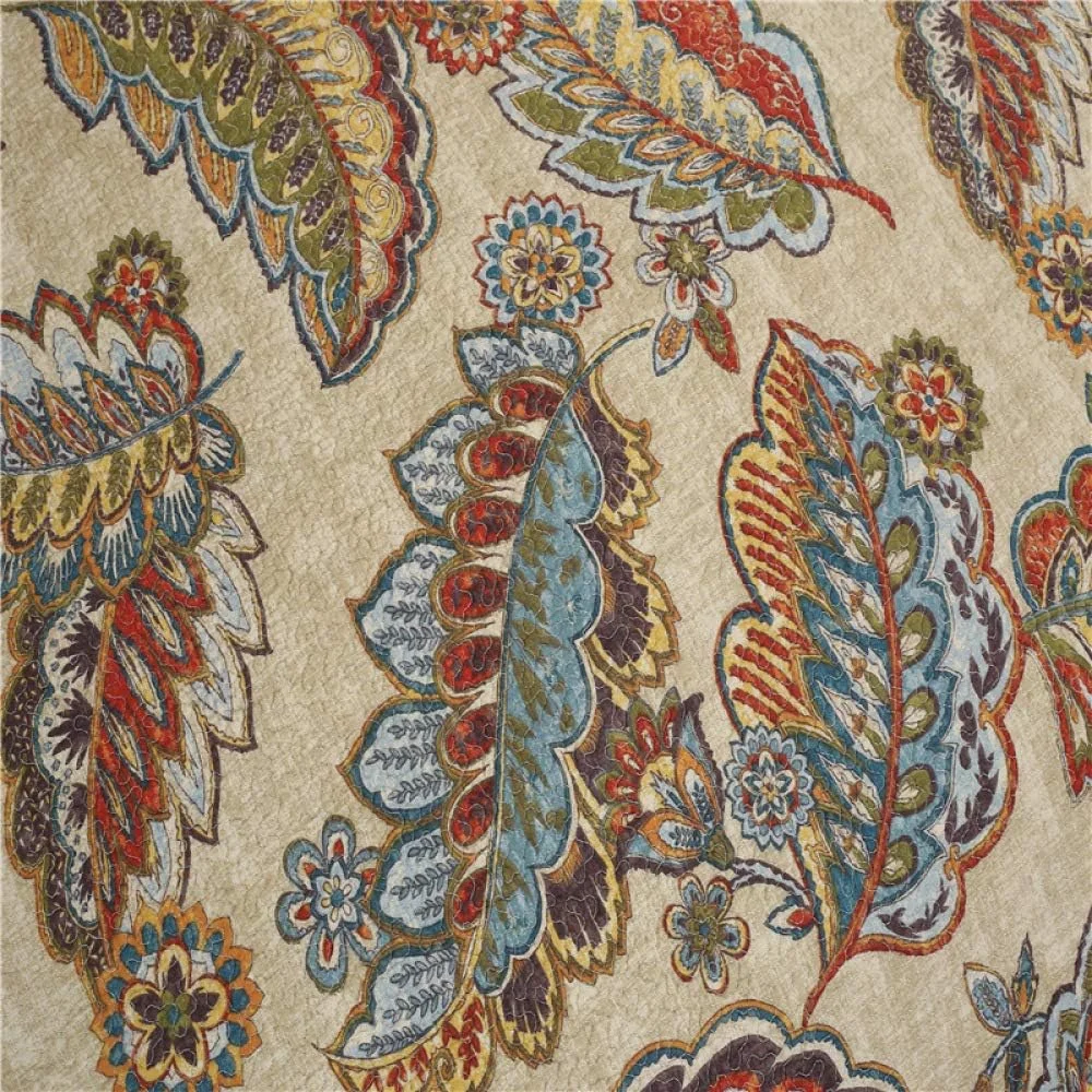 ست روتختی پنبه‌ای طرح‌دار سایز کینگ، سبک و گرم، شامل روتختی طرح برجسته و دو روبالشتی، ابعاد 230X250 سانتی‌متر