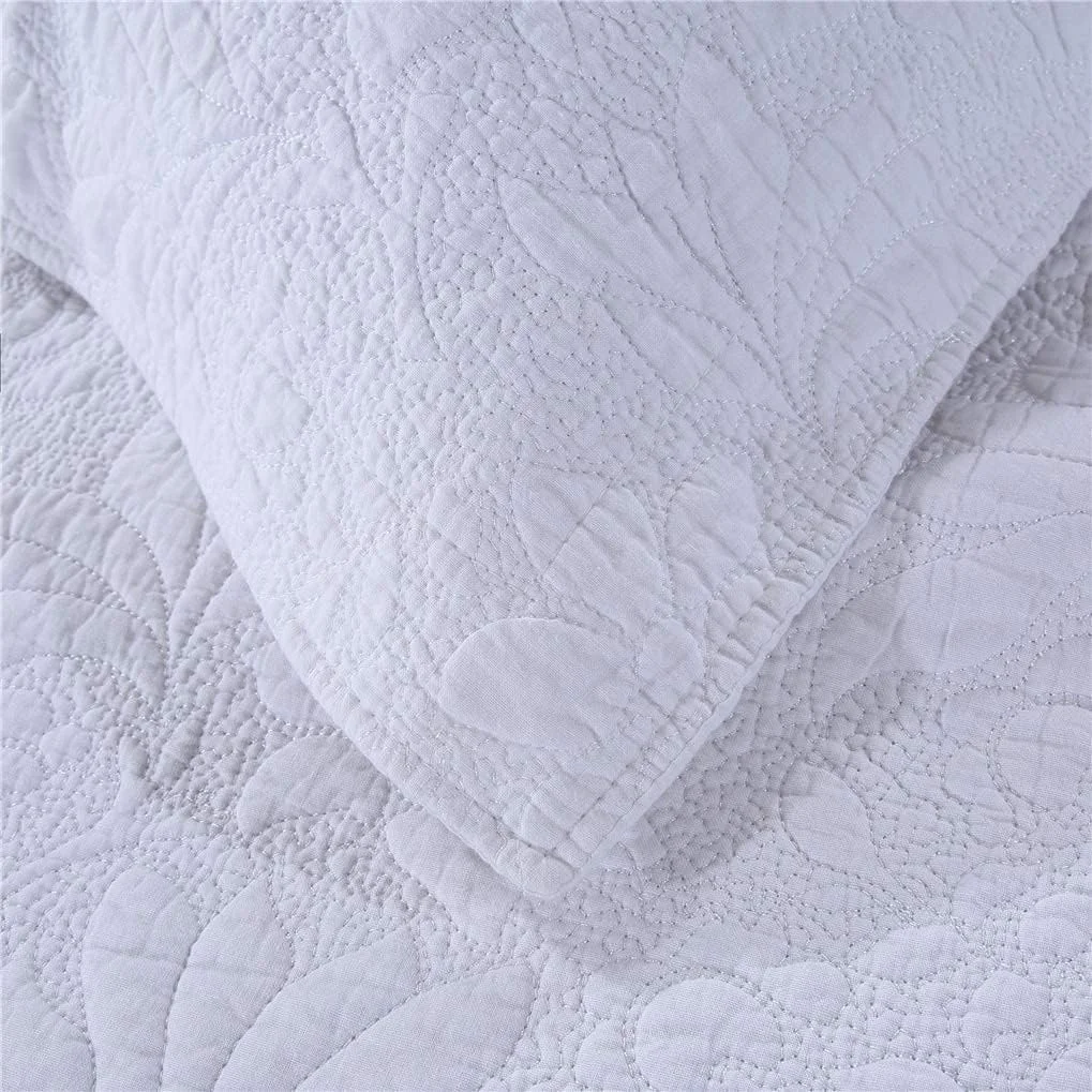 روتختی نخی 230 در 250 سانتی متر، روتختی تکه دوزی، ملحفه لحافی 3 تکه، سبک ساده نوردیک، سفید، 230X250CM، سفید-230X250CM روتختی نخی 230 در 250 سانتی متر، روتختی تکه دوزی، ملحفه لحافی 3 تکه، سبک ساده نوردیک، سفید، 230X250CM، سفید-230X250CM