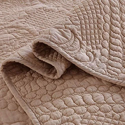 روتختی لحافی دو نفره سایز کینگ خاکی به همراه 2 روبالشتی، نرم و سبک، سایز 230 در 250 سانتی متر، مناسب تمام فصول، لحاف چند منظوره تابستانی روتختی لحافی دو نفره سایز کینگ خاکی به همراه 2 روبالشتی، نرم و سبک، سایز 230 در 250 سانتی متر، مناسب تمام فصول، لحاف چند منظوره تابستانی