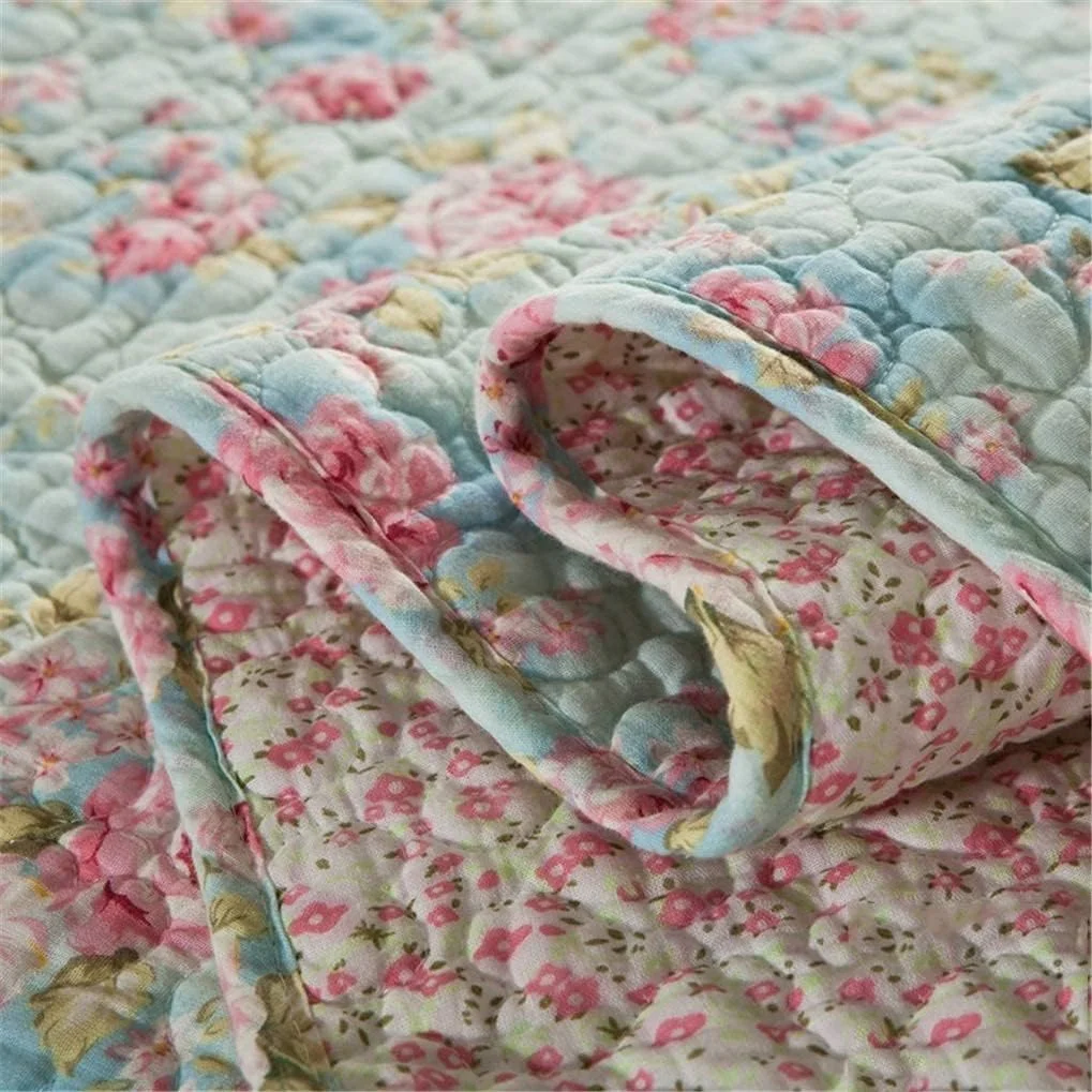 روتختی لحافی با طرح تکه دوزی، روتختی دو طرفه 3 تکه، 230x250 سانتی متر، موجود در 2 سایز با روبالشی، 230x250 سانتی متر