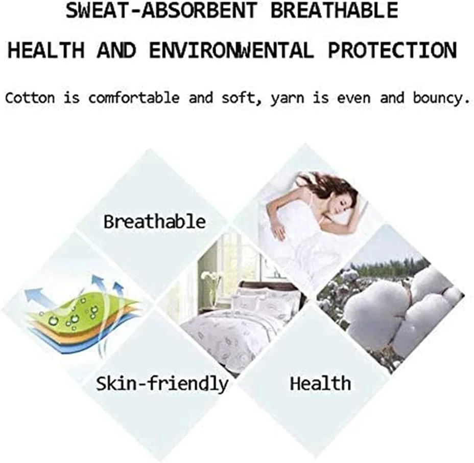 روتختی لحاف دو نفره - ست لحاف پنبه ای نرم و سبک وزن برای تمام فصول، روتختی 3 تکه، قهوه ای، 230 * 250 سانتی متر