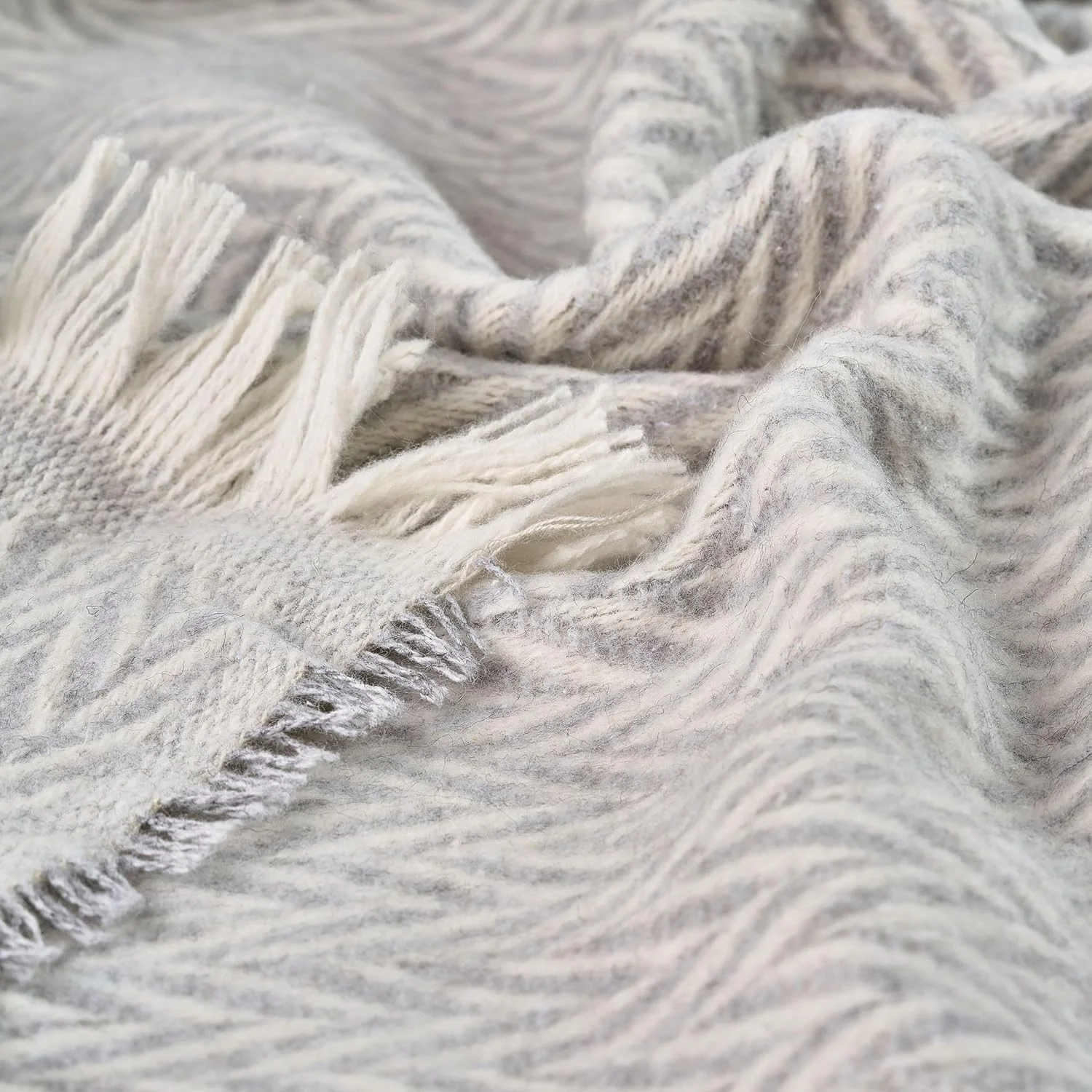 رو تختی، پتوی مبل - پتوی گرم برای تخت یا مبل، و پتوی نخی نرم و لطیف، گرم و قابل تنفس برای تمام طول سال، ایده آل برای اتاق نشیمن (خاکستری روشن، 230 x 260 سانتی متر)