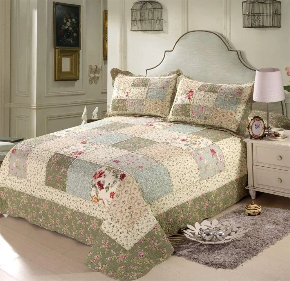 روتختی دو نفره طرح دار، روتختی لحافی کینگ سایز پنبه ای، ست روتختی و بالش، 230X250 سانتی متر روتختی دو نفره طرح دار، روتختی لحافی کینگ سایز پنبه ای، ست روتختی و بالش، 230X250 سانتی متر