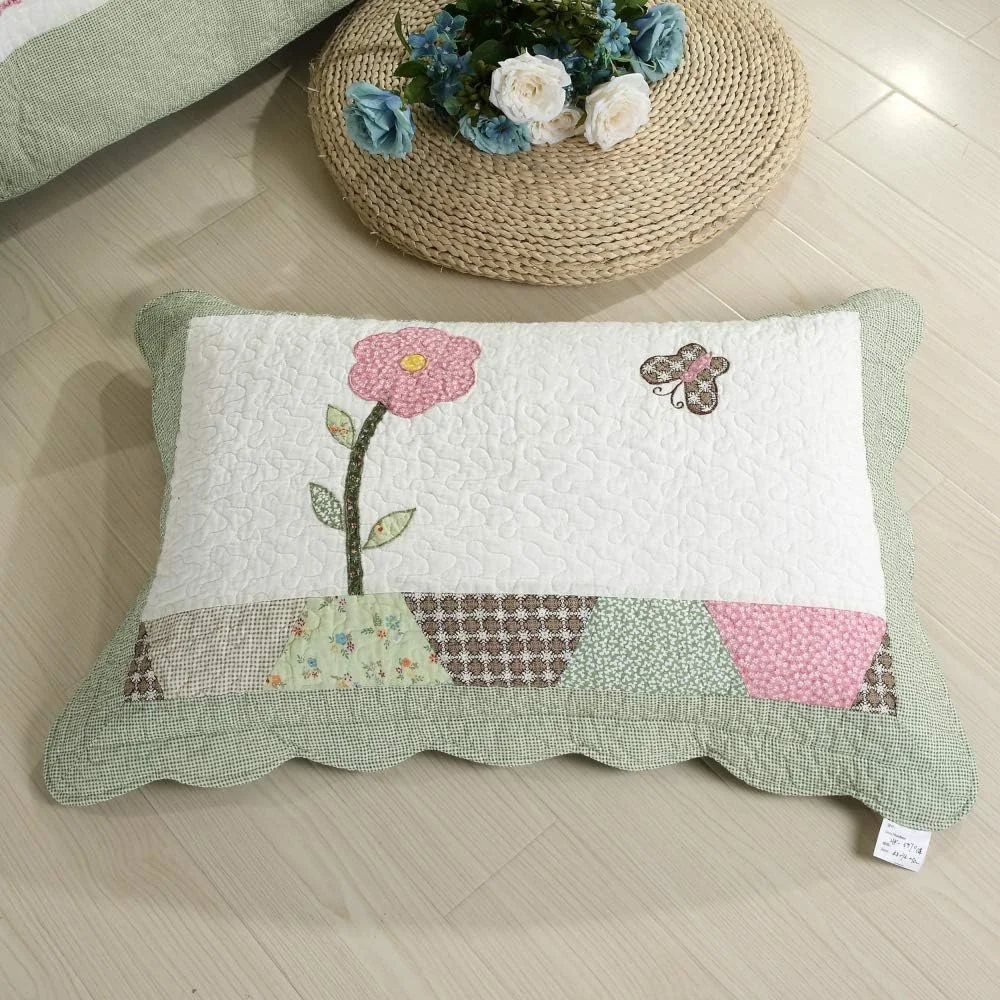 روتختی دونفره، روتختی لحافی کینگ پنبه ای تکه دوزی شده، ست روتختی و روبالشتی، Patchwork2, Patchwork17-