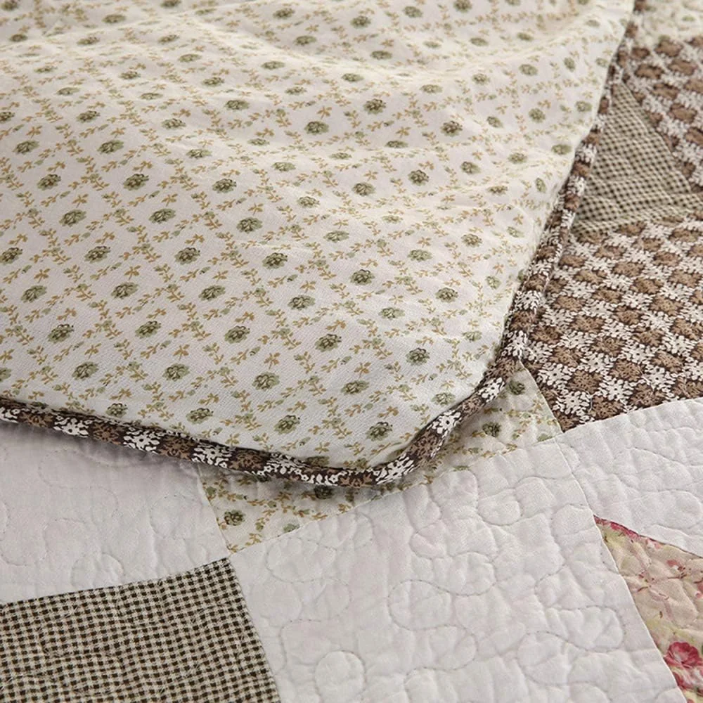 Bedspreads Double Size, Quilted Bedspread King Cotton Patchwork Quilts Bedding Throws Set Comforter And Pillow Shams,Patchwork2,Patchwork25-