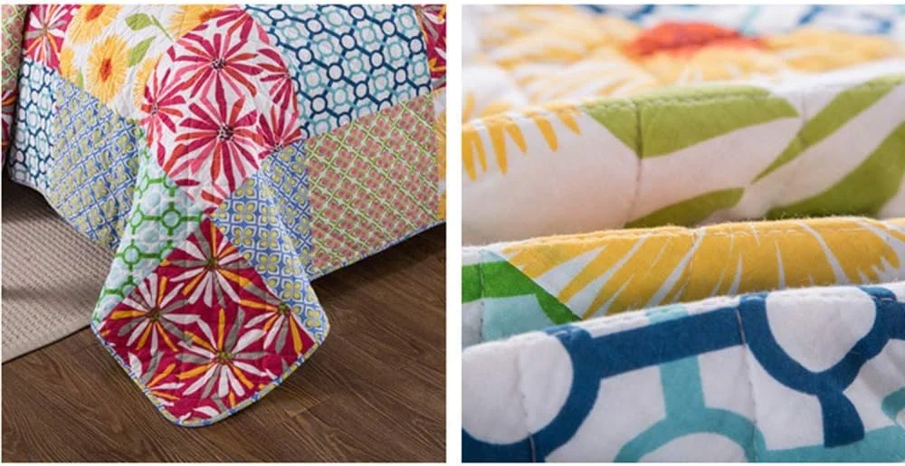 روتختی دو نفره طرح دار، روتختی لحافی کینگ سایز پنبه ای، ست روتختی و روبالشتی روتختی دو نفره طرح دار، روتختی لحافی کینگ سایز پنبه ای، ست روتختی و روبالشتی