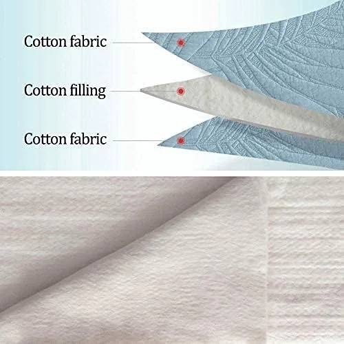 روتختی پنبه ای خام لحافی 3 تکه تزئینی فوق العاده نرم دو رو پوشش تخت دو نفره مناسب تمام فصول ملحفه چند منظوره + 2 روبالشتی، سفید-:250x270cm+50x70cmx2 روتختی پنبه ای خام لحافی 3 تکه تزئینی فوق العاده نرم دو رو پوشش تخت دو نفره مناسب تمام فصول ملحفه چند منظوره + 2 روبالشتی، سفید-:250x270cm+50x70cmx2