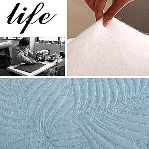 روتختی پنبه ای خام لحافی 3 تکه تزئینی فوق العاده نرم دو رو پوشش تخت دو نفره مناسب تمام فصول ملحفه چند منظوره + 2 روبالشتی، سفید-:250x270cm+50x70cmx2 روتختی پنبه ای خام لحافی 3 تکه تزئینی فوق العاده نرم دو رو پوشش تخت دو نفره مناسب تمام فصول ملحفه چند منظوره + 2 روبالشتی، سفید-:250x270cm+50x70cmx2