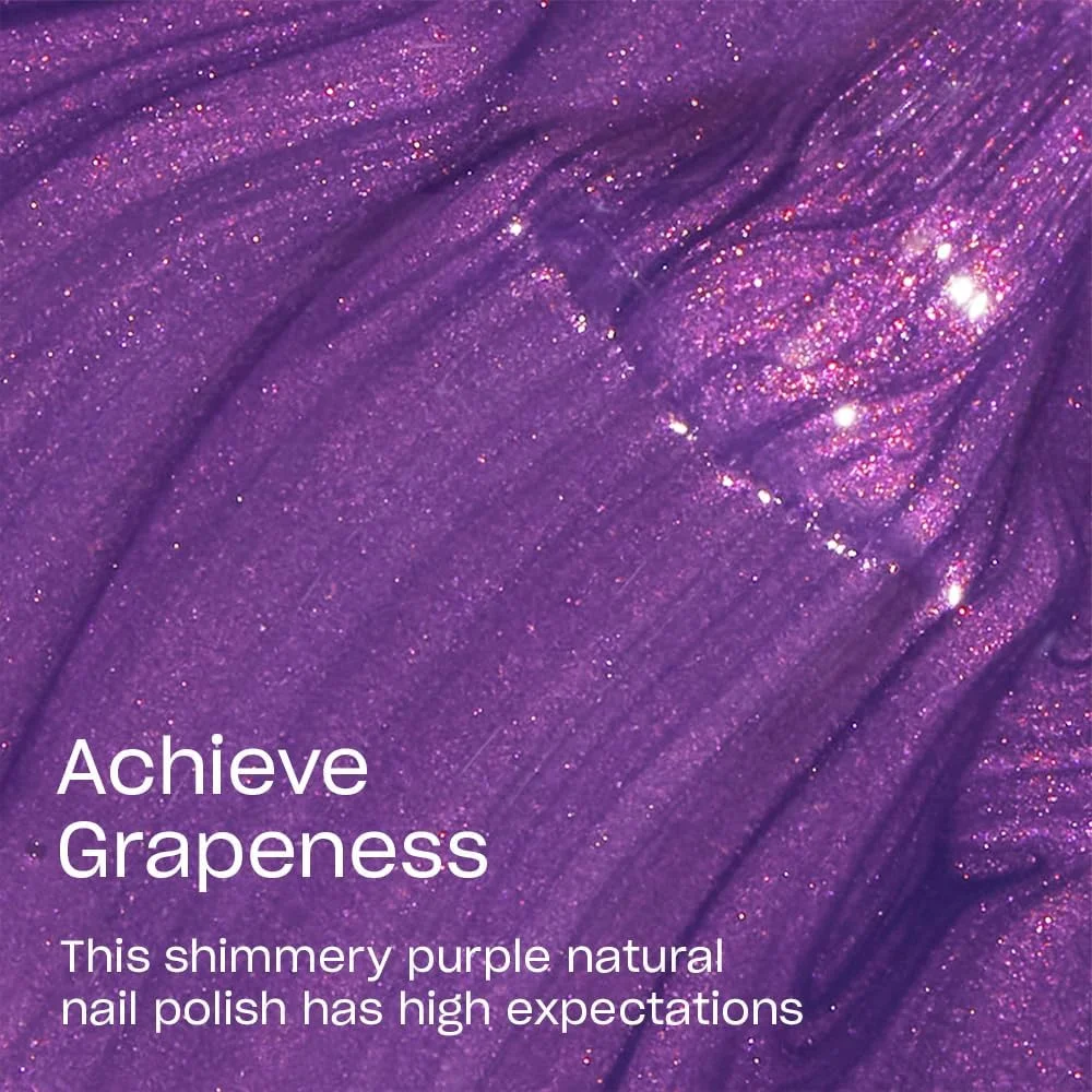 لاک ناخن OPI Nature Strong، ماندگاری 7 روزه، درخشش بالا، وگان با مواد طبیعی، رنگ بنفش، 15 میلی لیتر