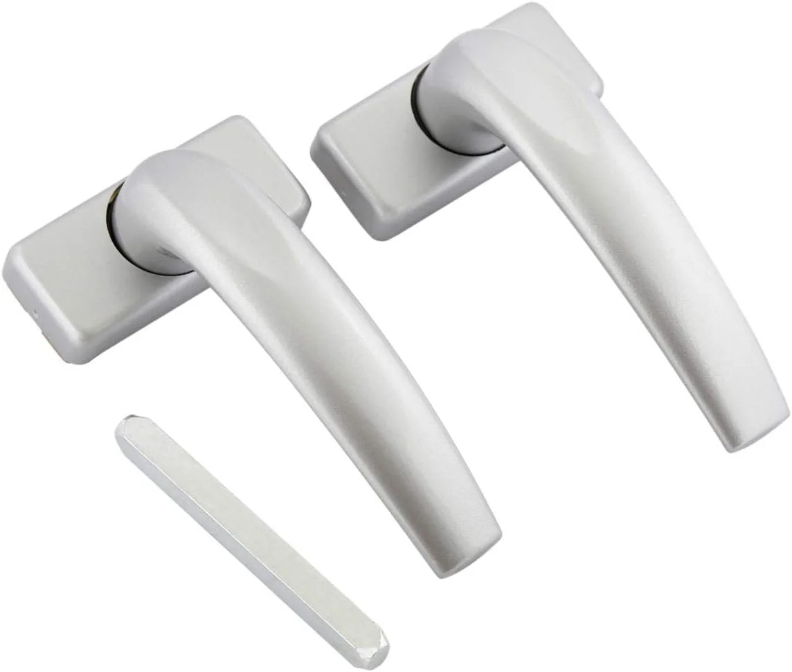 دستگیره درب آلومینیومی - نقره ای دستگیره درب آلومینیومی - نقره ای