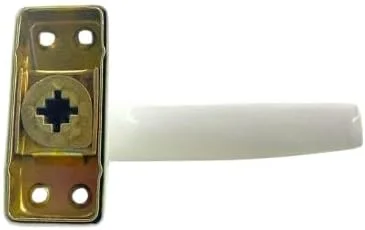 دستگیره درب استارک آلومینیومی 4 سوراخه مناسب منزل و اداره - KYLAQ (سفید)