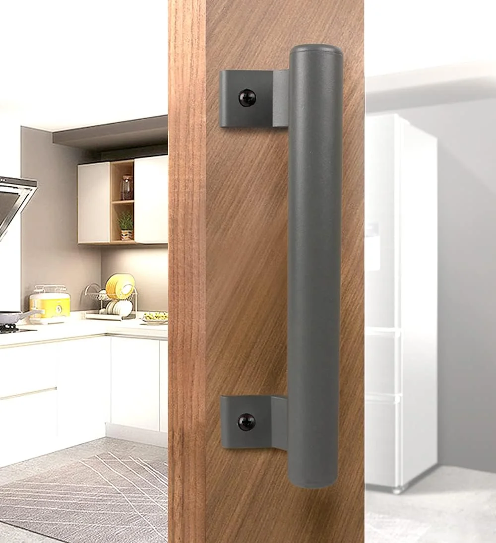 دستگیره درب کشویی بالکن آلیاژ آلومینیوم خاکستری YUM KAFENDA، دستگیره درب انبار کشویی، دستگیره درب باغ، دستگیره نصب شده جانبی با پیچ های نصب دستگیره درب کشویی بالکن آلیاژ آلومینیوم خاکستری YUM KAFENDA، دستگیره درب انبار کشویی، دستگیره درب باغ، دستگیره نصب شده جانبی با پیچ های نصب