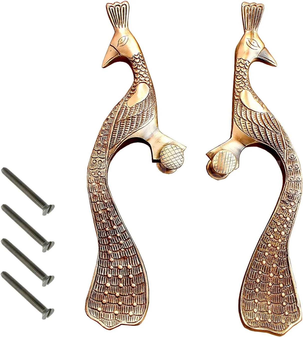 ای اسپلناد - جفت دستگیره درب برنجی طرح دار (2 عدد) | ست دستگیره | دکور درب | دستگیره کشویی ای اسپلناد - جفت دستگیره درب برنجی طرح دار (2 عدد) | ست دستگیره | دکور درب | دستگیره کشویی