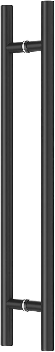 دستگیره درب کشویی استیل ضد زنگ 304 رانبو، پرداخت مشکی مات (60 سانتی متر)