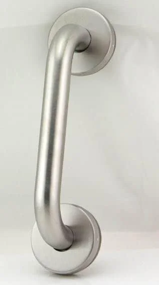 دستگیره درب نوع D استیل ضد زنگ 19 میلی متری Robustline برای درب ورودی، تجاری، اداری، فروشگاهی، ست دستگیره درب چوبی (350 میلی متر) دستگیره درب نوع D استیل ضد زنگ 19 میلی متری Robustline برای درب ورودی، تجاری، اداری، فروشگاهی، ست دستگیره درب چوبی (350 میلی متر)