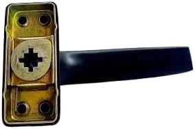 دستگیره درب استارک آلومینیومی 4 سوراخه مناسب برای خانه و اداره (مشکی)