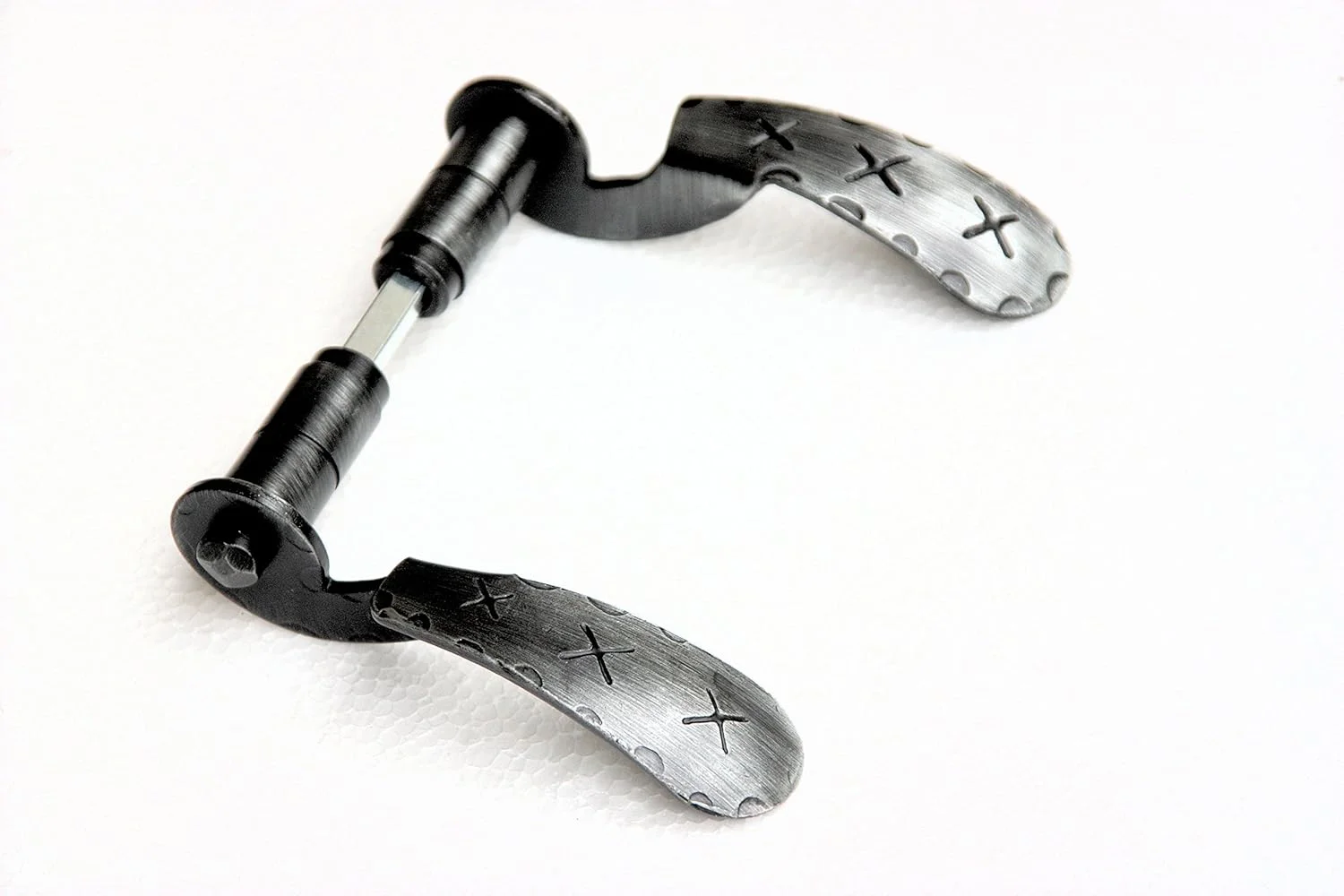 دستگیره درهای قدیمی مناسب برای درب باغ، ساخته شده از آهن فرفورژه - ست دستگیره گالوانیزه - دستگیره در - اتصالات - روستیک - یک جفت دستگیره با طراحی عتیقه