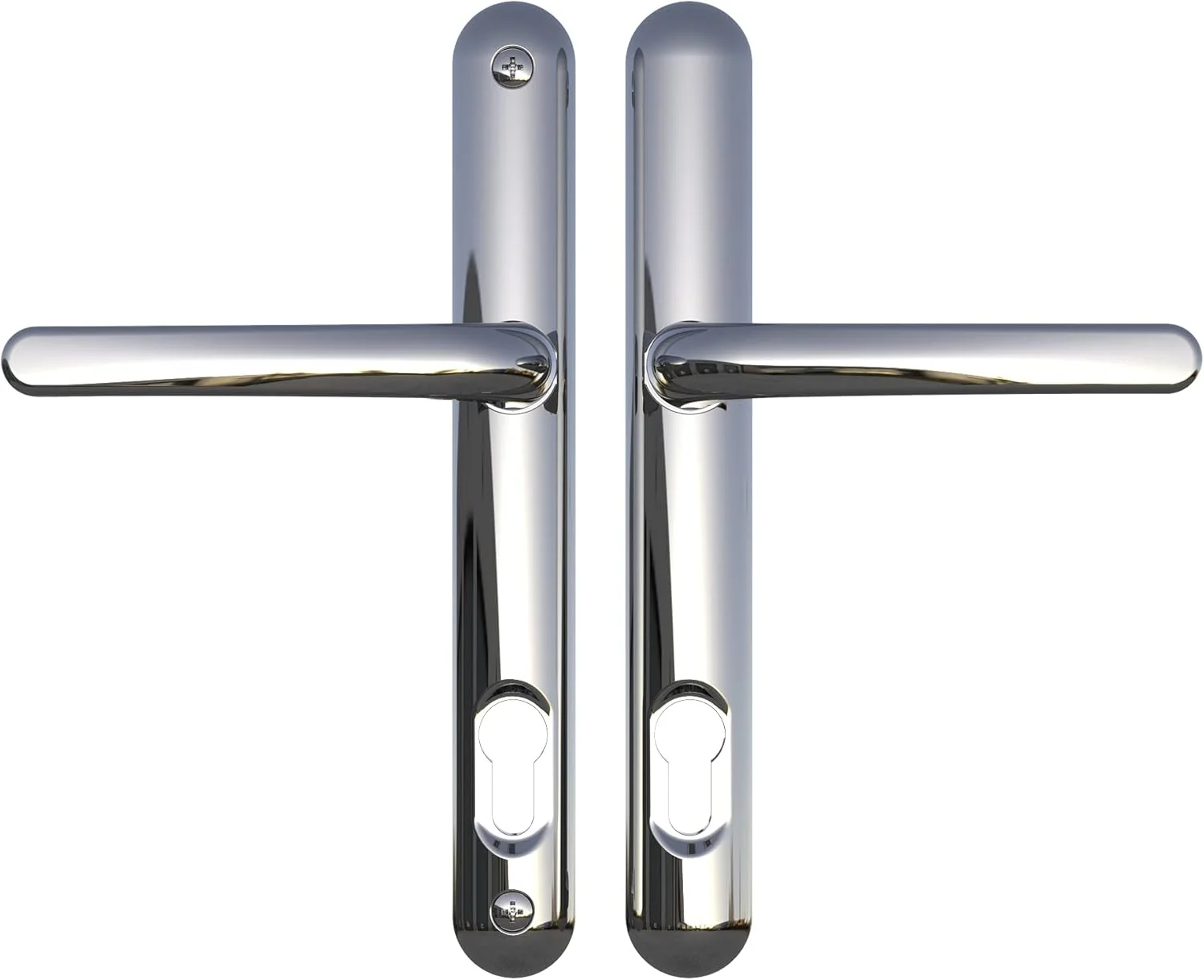 دستگیره درب مدل Sweet از Ultion، دستگیره درب 211 میلی متر (اتصالات بلند) - مبلمان درب هماهنگ موجود است (کروم)