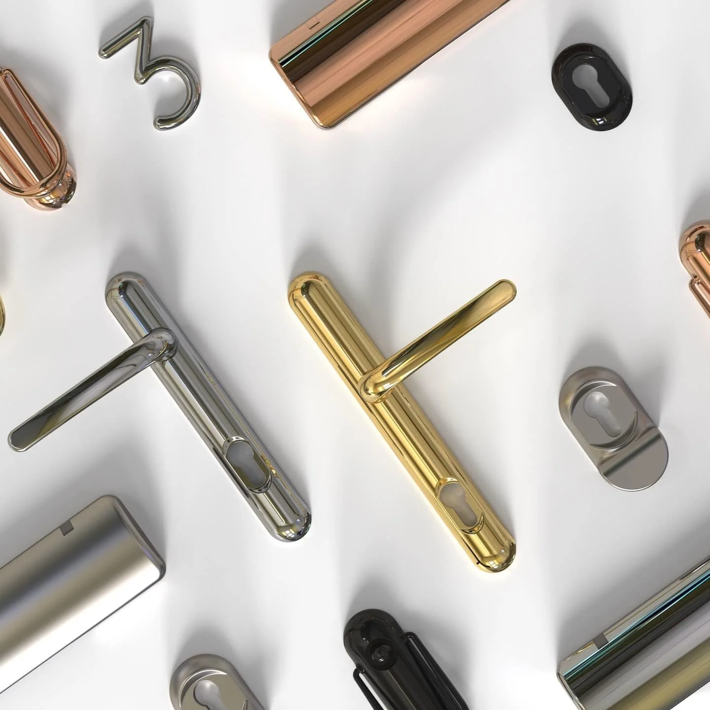 دستگیره درب مدل Sweet از Ultion، دستگیره درب 211 میلی متر (اتصالات بلند) - مبلمان درب هماهنگ موجود است (کروم) دستگیره درب مدل Sweet از Ultion، دستگیره درب 211 میلی متر (اتصالات بلند) - مبلمان درب هماهنگ موجود است (کروم)