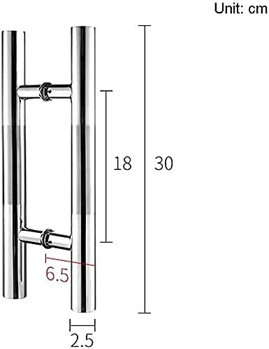 دستگیره درب شیشه ای استیل ضد زنگ، دستگیره های درب کشویی اداری لوله ای تجاری، ست سخت افزاری دستگیره درب در 10 سایز دستگیره درب شیشه ای استیل ضد زنگ، دستگیره های درب کشویی اداری لوله ای تجاری، ست سخت افزاری دستگیره درب در 10 سایز