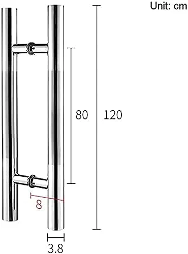 دستگیره درب شیشه ای استیل، دستگیره های درب کشویی اداری لوله ای تجاری، ست سخت افزاری دستگیره درب در 10 سایز دستگیره درب شیشه ای استیل، دستگیره های درب کشویی اداری لوله ای تجاری، ست سخت افزاری دستگیره درب در 10 سایز