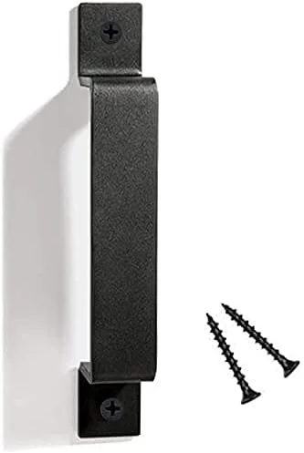 دستگیره درب ست، دستگیره کشویی درب چوبی کمد آهنی سخت افزار مشکی کوچک، 3 سایز