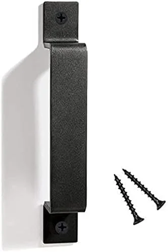 دستگیره درب ست، دستگیره کشویی درب چوبی کمد آهنی سخت افزار مشکی کوچک، 3 سایز