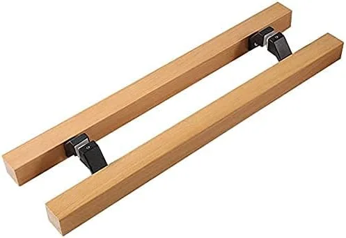 دستگیره کشویی درب، دستگیره چوبی H شکل برای درب های شیشه ای، دستگیره دو طرفه، سخت افزار، دستگیره گاراژ، کشو کابینت، دستگیره آشپزخانه، ست دستگیره درب، سخت افزار