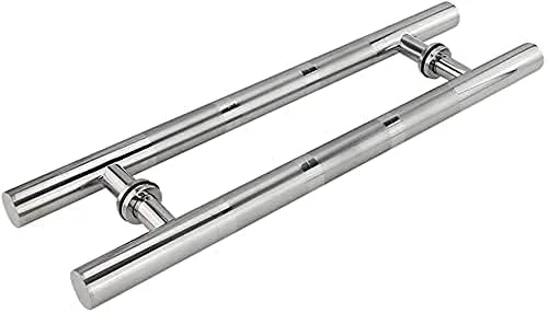 دستگیره درب استیل ضد زنگ 201، مناسب برای درب های تجاری، شیشه ای، چوبی، کشویی و حمام، در 8 سایز مختلف