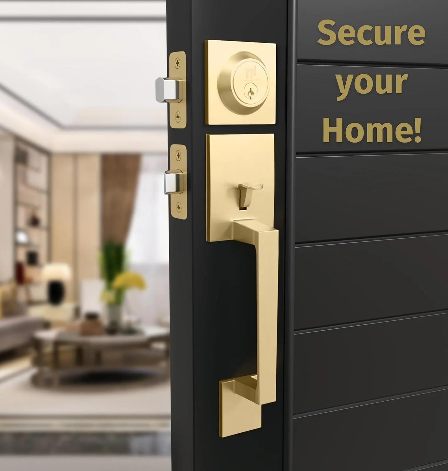 دستگیره های بزرگ درب ورودی طلایی - دستگیره تک سیلندر با اهرم برای درب های ورودی و جلویی - دستگیره های مدرن درب با طراحی برای درب های چپ و راست - دستگیره مستقیم دستگیره های بزرگ درب ورودی طلایی - دستگیره تک سیلندر با اهرم برای درب های ورودی و جلویی - دستگیره های مدرن درب با طراحی برای درب های چپ و راست - دستگیره مستقیم