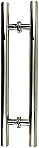 دستگیره ضخیم درب شیشه ای / دستگیره درب چوبی / دستگیره کشویی از جنس استیل ضد زنگ 304 - ست سخت افزاری دستگیره درب در 14 سایز