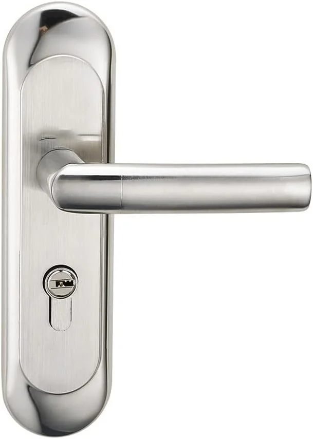 ست دستگیره و قفل درب Beyori، دستگیره اهرمی بی صدا از جنس استیل ضد زنگ مناسب برای اتاق خواب و آشپزخانه (رنگ: C)