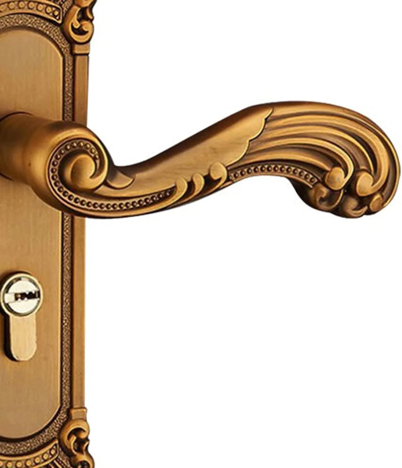 دستگیره درب قفل زبانه ای قدیمی و کلاسیک مناسب درب های داخلی و اتاق خواب دستگیره درب قفل زبانه ای قدیمی و کلاسیک مناسب درب های داخلی و اتاق خواب