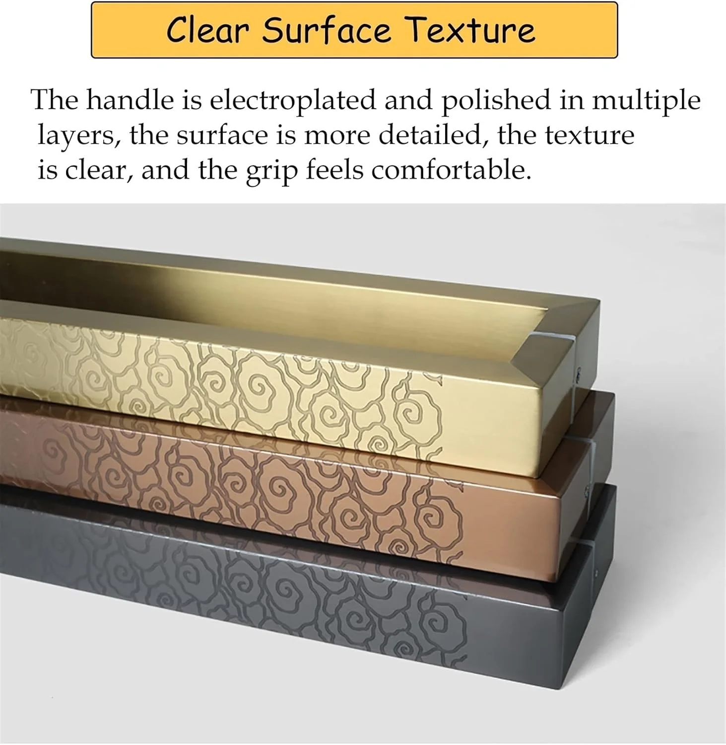 دستگیره درب BODHIS، دستگیره درب ورودی با طرح، دستگیره های کششی درب استیل مشکی با الگو، برای درهای چوبی، شیشه ای یا آلومینیومی (60 سانتی متر) دستگیره درب BODHIS، دستگیره درب ورودی با طرح، دستگیره های کششی درب استیل مشکی با الگو، برای درهای چوبی، شیشه ای یا آلومینیومی (60 سانتی متر)