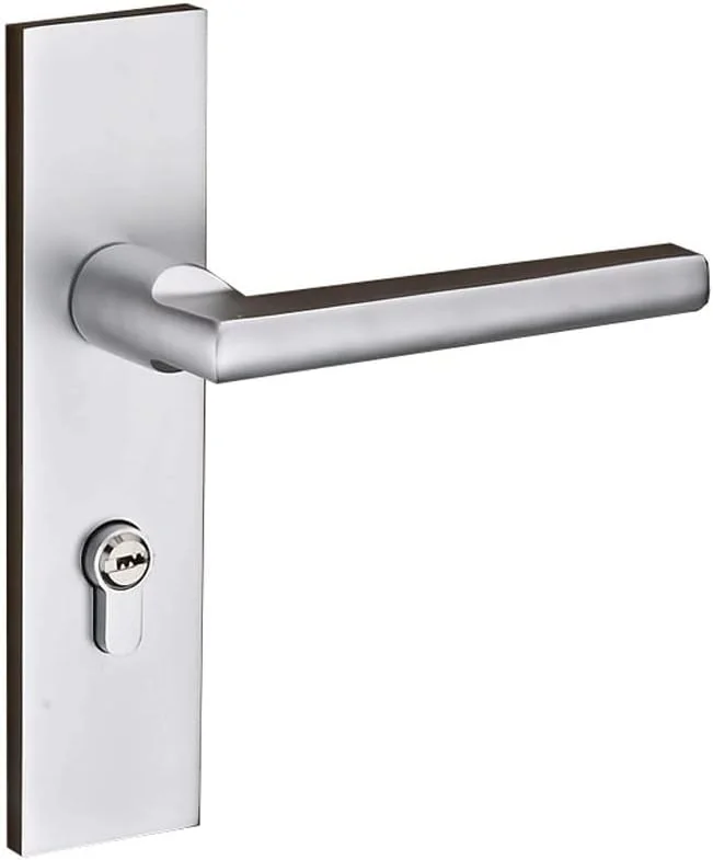 دستگیره و قفل درب، ست دستگیره درب ساخته شده از آلیاژ آلومینیوم بادوام برای نوسازی خانه و قفل امنیتی درب